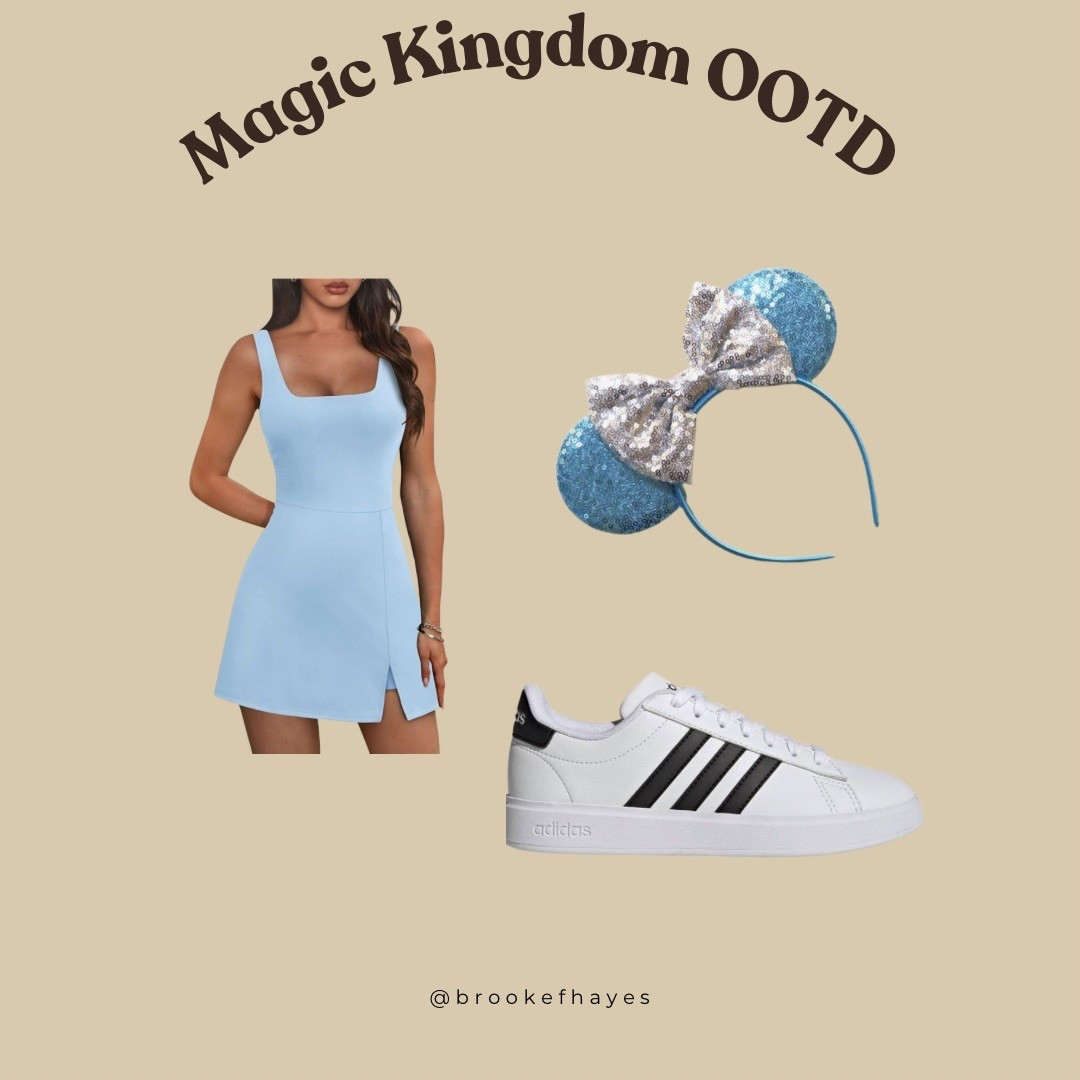 The cutest outfit to wear to disneys magic kingdom! For cinderellas castle! I love that this is cute but also comfy/casual as well!

#LTKmomlife #LTKTravel #LTKootd