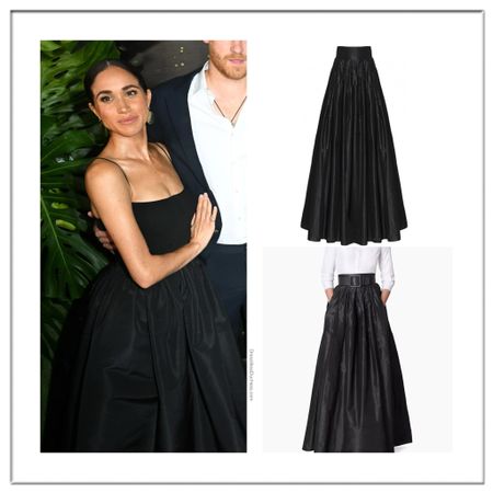 Meghan Markle taffeta Carolina Herrera ballgown skirt 