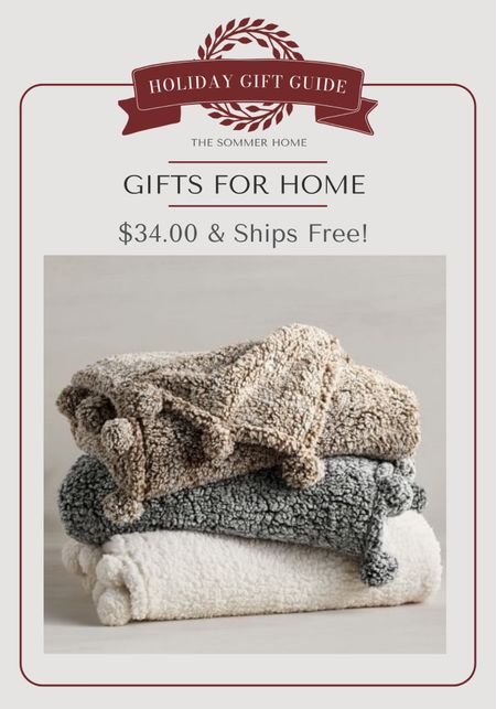 Throw blanket, gift guide, gifts for home

#LTKHoliday #LTKunder50 #LTKGiftGuide