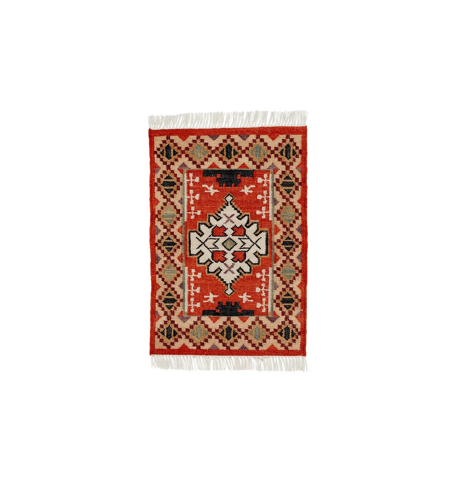 Ortakoy Indoor/Outdoor Rust Flatweave Rug
 | Rejuvenation | Rejuvenation