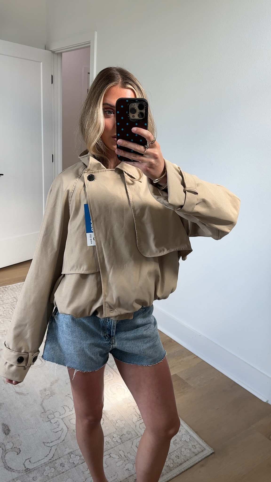 Amazon size small Xunger Women's Short Balloon Trench Coat Casual Lapel Collar Puffed Hem Jacket Spring Fall Streetwear Windbreaker

#LTKootd #LTKSaleAlert #LTKSeasonal