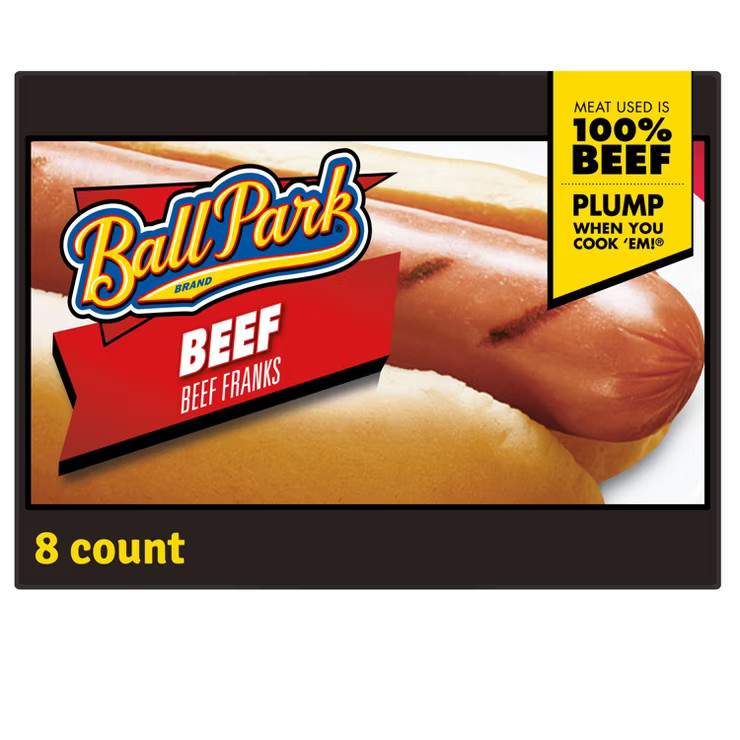 Ball Park Uncured Beef Franks - 15oz/8ct | Target
