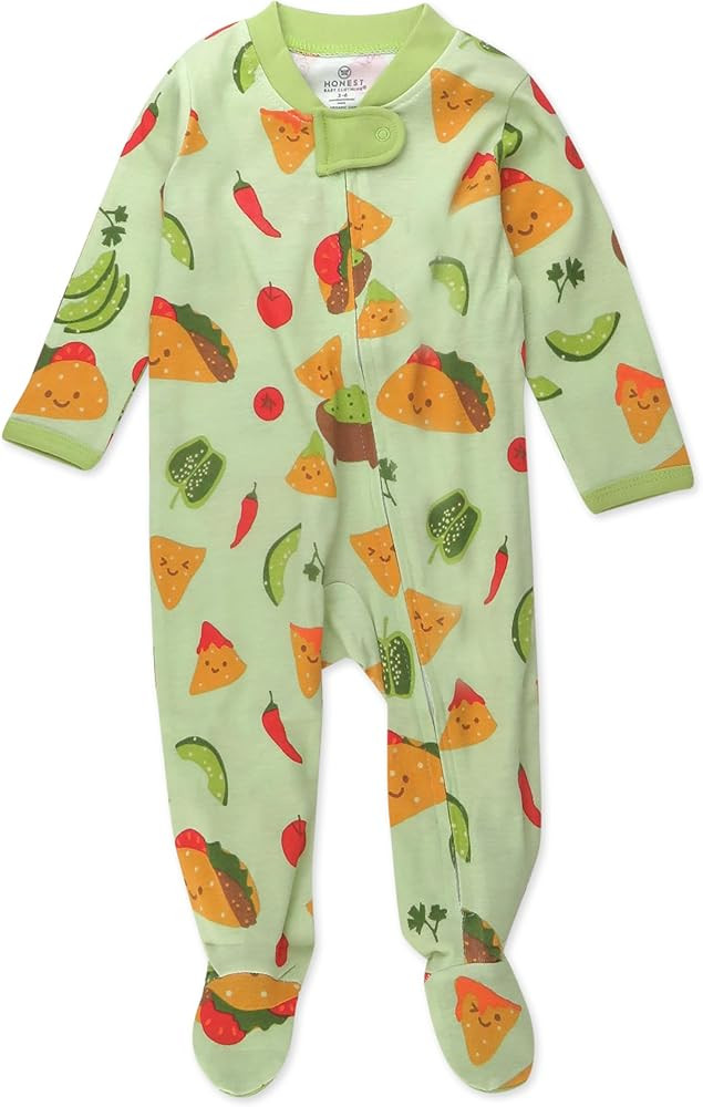 HonestBaby Sleep & Play Footed One-Piece Pajama Sleeper 100% Organic Cotton, Baby Boys | Amazon (US)