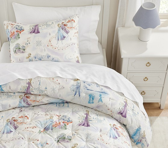 Disney Frozen Enchanted Forest Comforter & Shams | Pottery Barn Kids