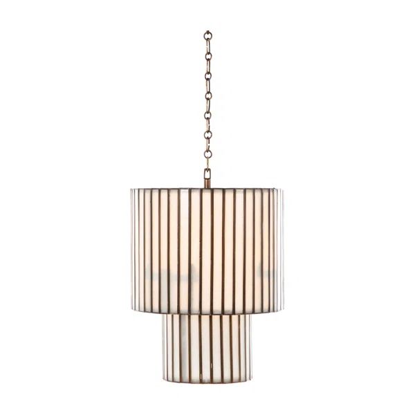 Fulbright 1 - Light Antique Brushed Brass Unique/Statement Pendant | Wayfair North America