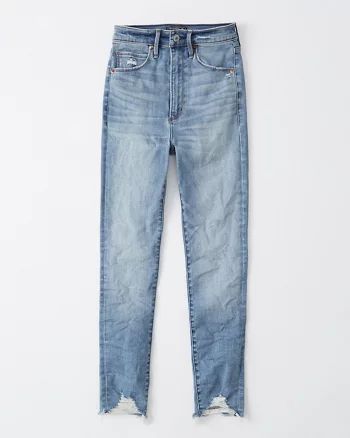 Ultra High Rise Super Skinny Ankle Jeans | Abercrombie & Fitch US & UK