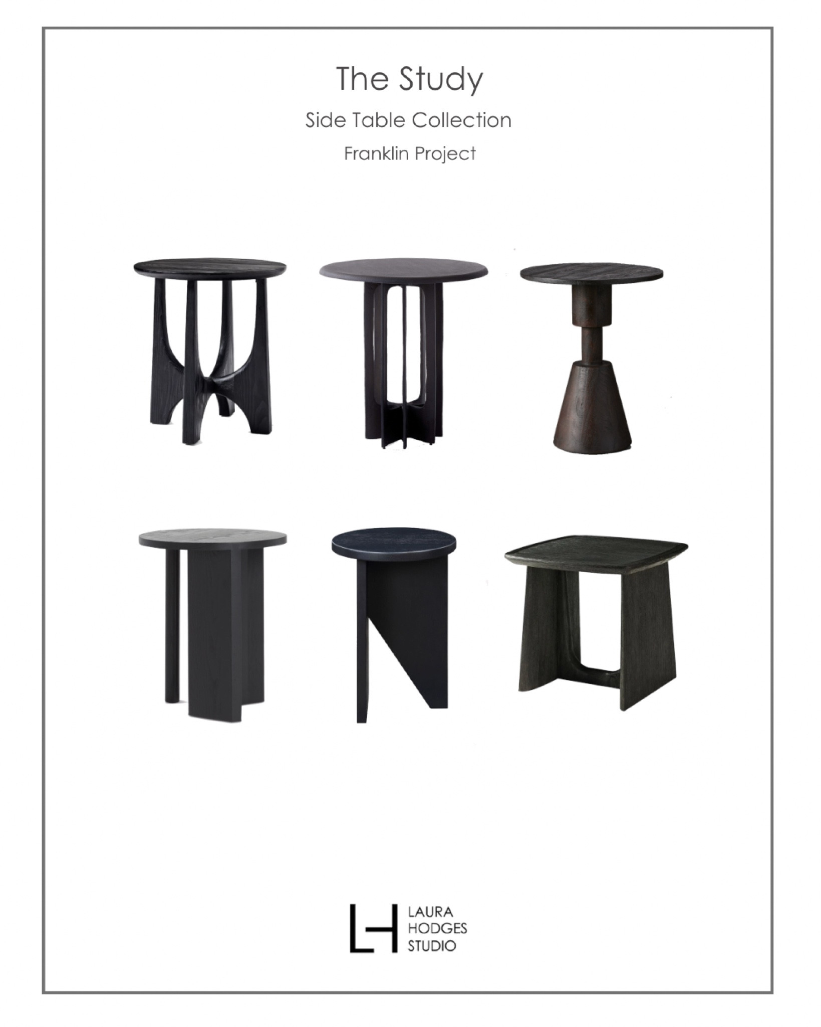 Some beautiful black side tables for you! 