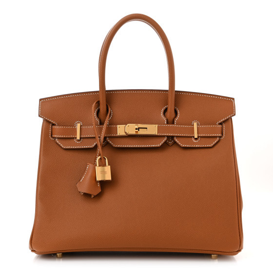 Epsom Birkin 30 Gold | FASHIONPHILE (US)