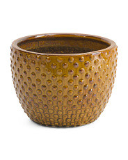 12in Glazed Ceramic Planter | TJ Maxx