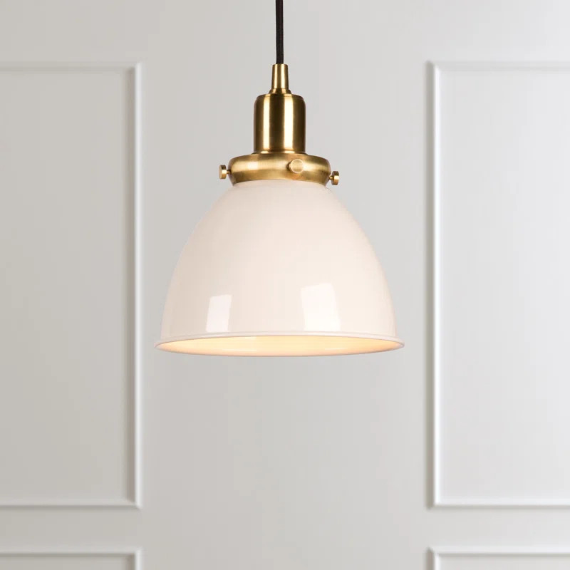 Pearled Bodie 1 - Light Single Bell LED Pendant | Wayfair North America
