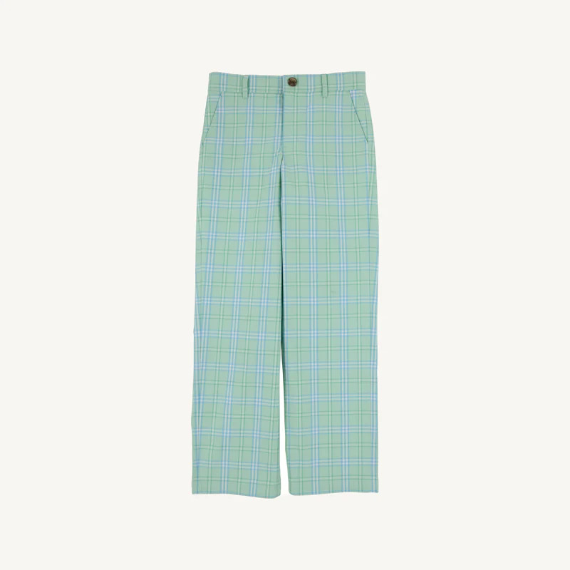 Prep School Pant - Pelham Bay Plaid (Green) | The Beaufort Bonnet Company