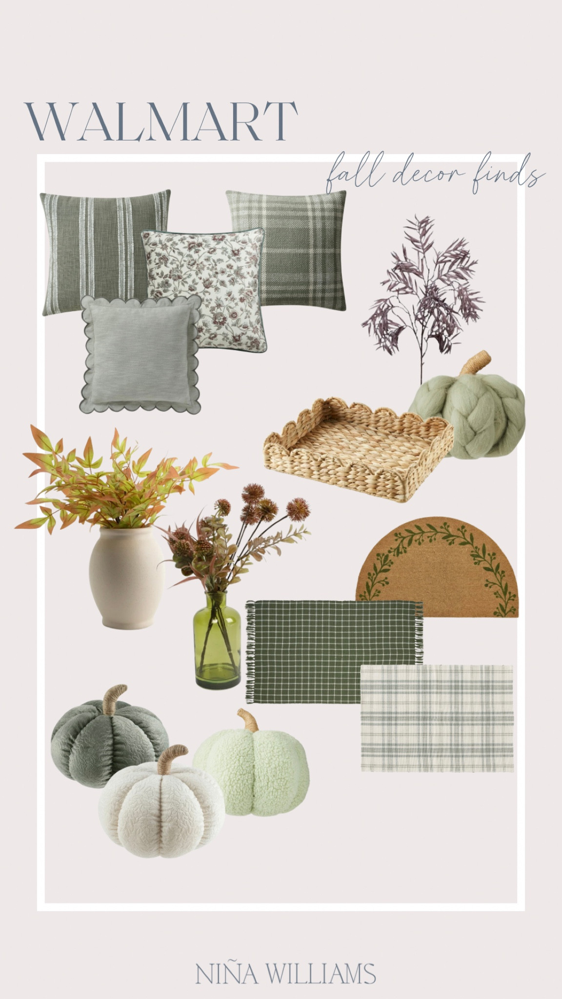 Walmart fall decor finds! - Walmart decor - green fall decor 

#LTKSeasonal #LTKStyleTip #LTKHome