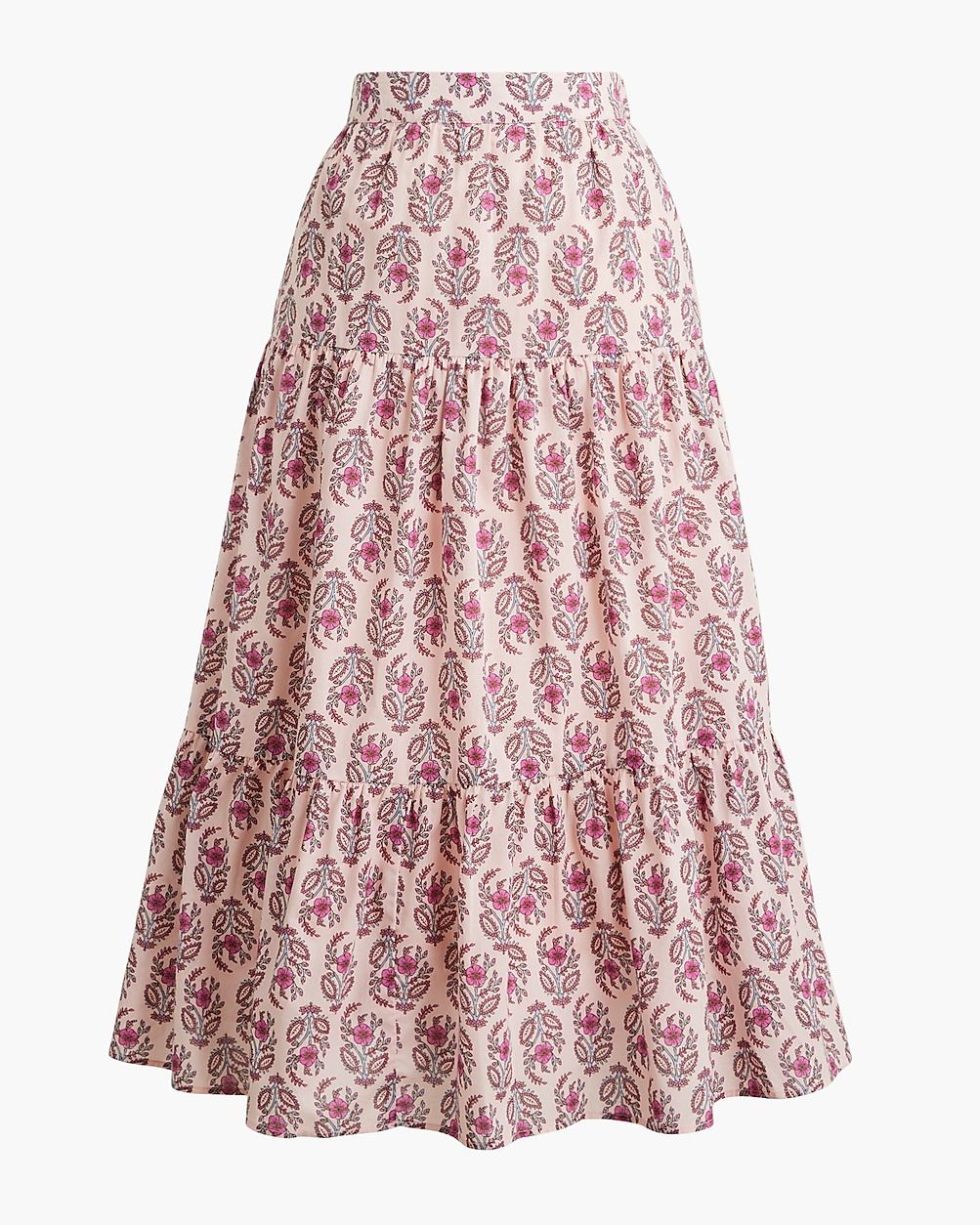 Tiered midi skirt | J.Crew Factory