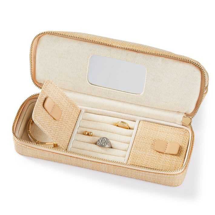 Raffia Dual Travel Organizer | Mark and Graham