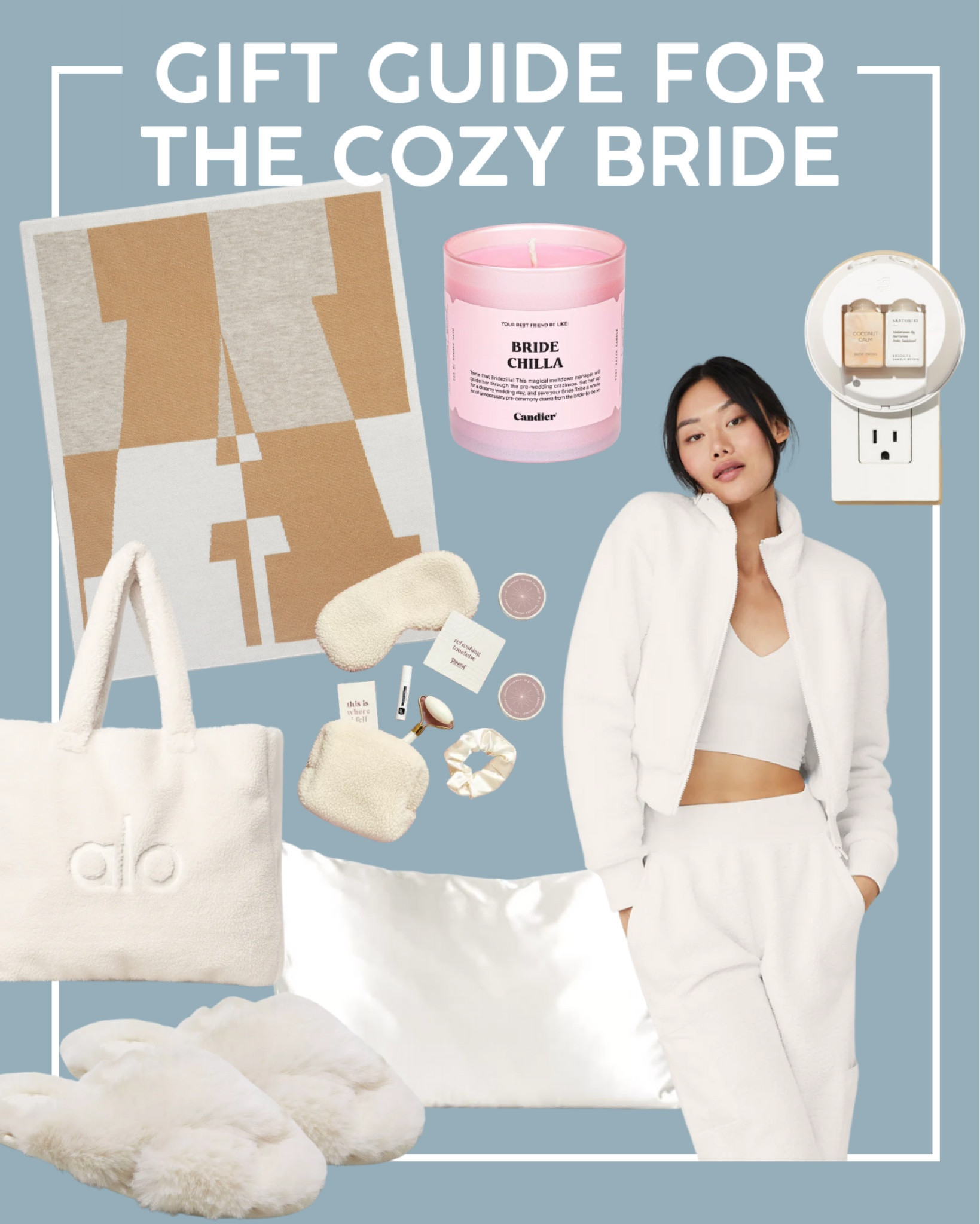 Gift guide for the bride to be in your life! These gifts are the perfect thing to wrap to give a bride a cozy and relaxing vibe to this season of their life. 

Bride to be, bridal gifts, engagement gifts, homebody gifts, cozy gifts

#LTKGiftGuide #LTKHoliday #LTKwedding