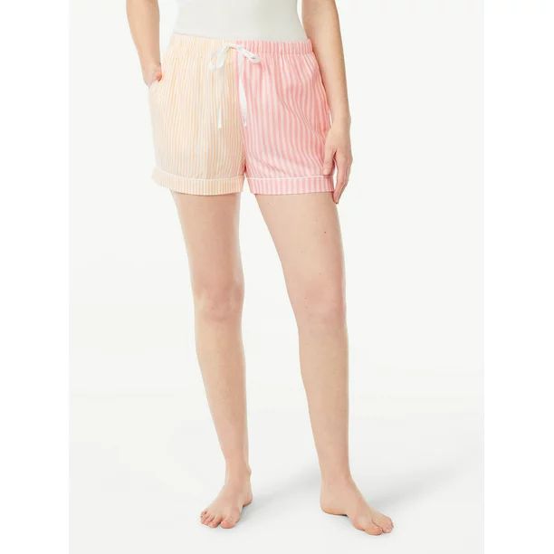 Joyspun Women's Twill Sleep Shorts, Sizes S to 3X | Walmart (US)