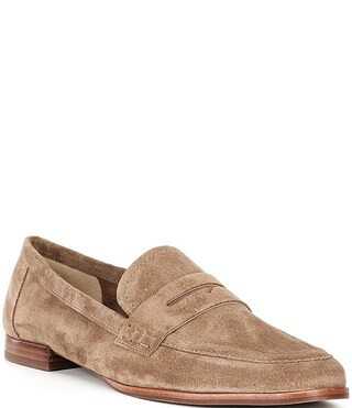 Antonio Melani Cain Two Oiled Suede Penny Loafers | Dillard's | Dillard's