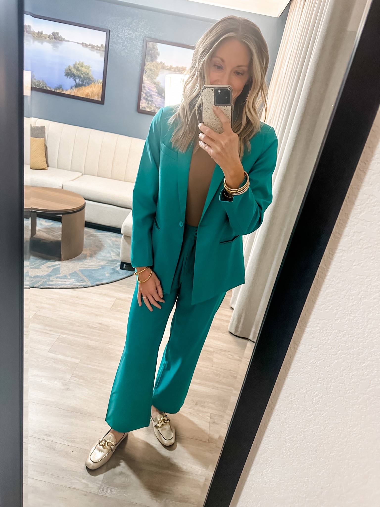 This suit was a HIT!!! 

#LTKMidsize #LTKWorkwear #LTKOver40