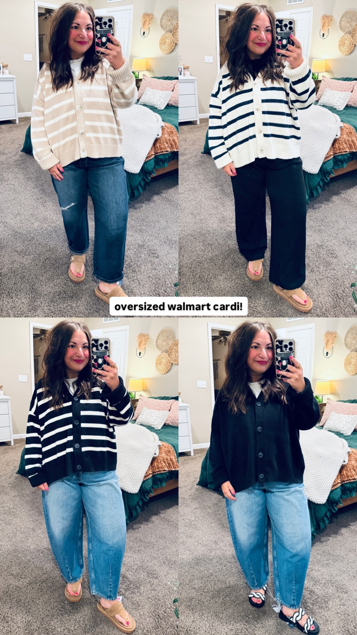 oversized walmart cardi!
