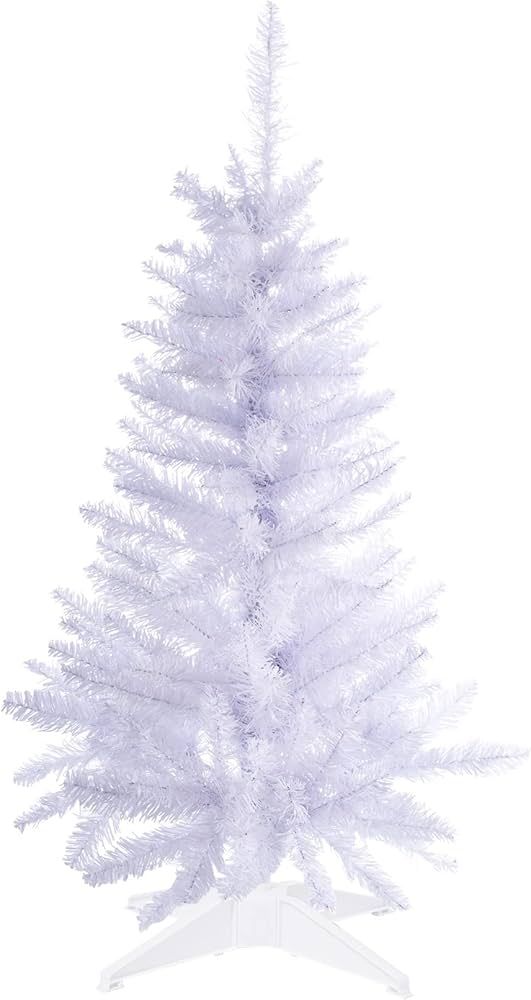 Mini Christmas Tree 3FT Artificial Desktop Xmas Tree for Holiday Decor 160 Branch Tips, White | Amazon (US)