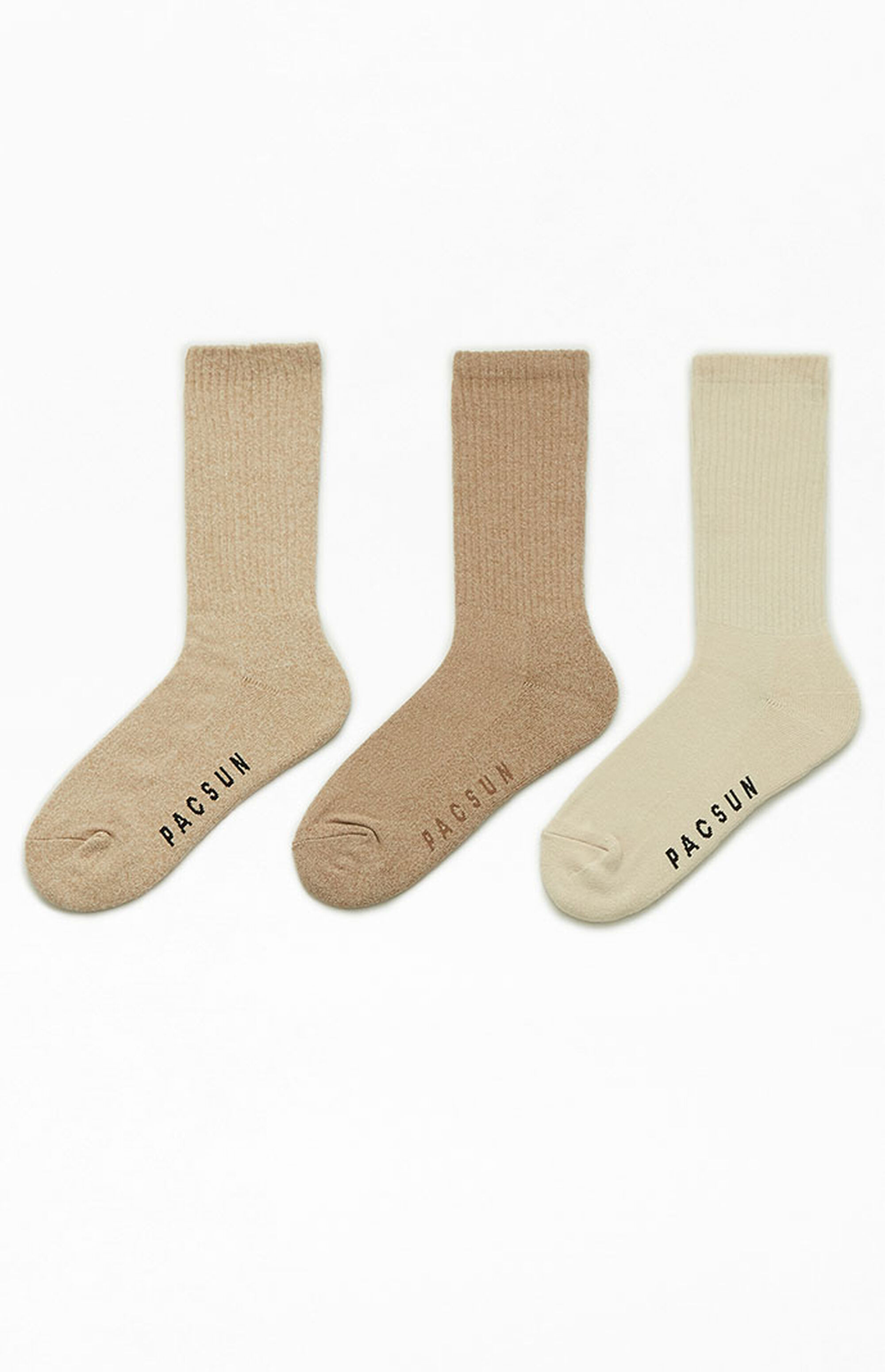 PacSun 3 Pack Eco Basic Crew Socks | PacSun