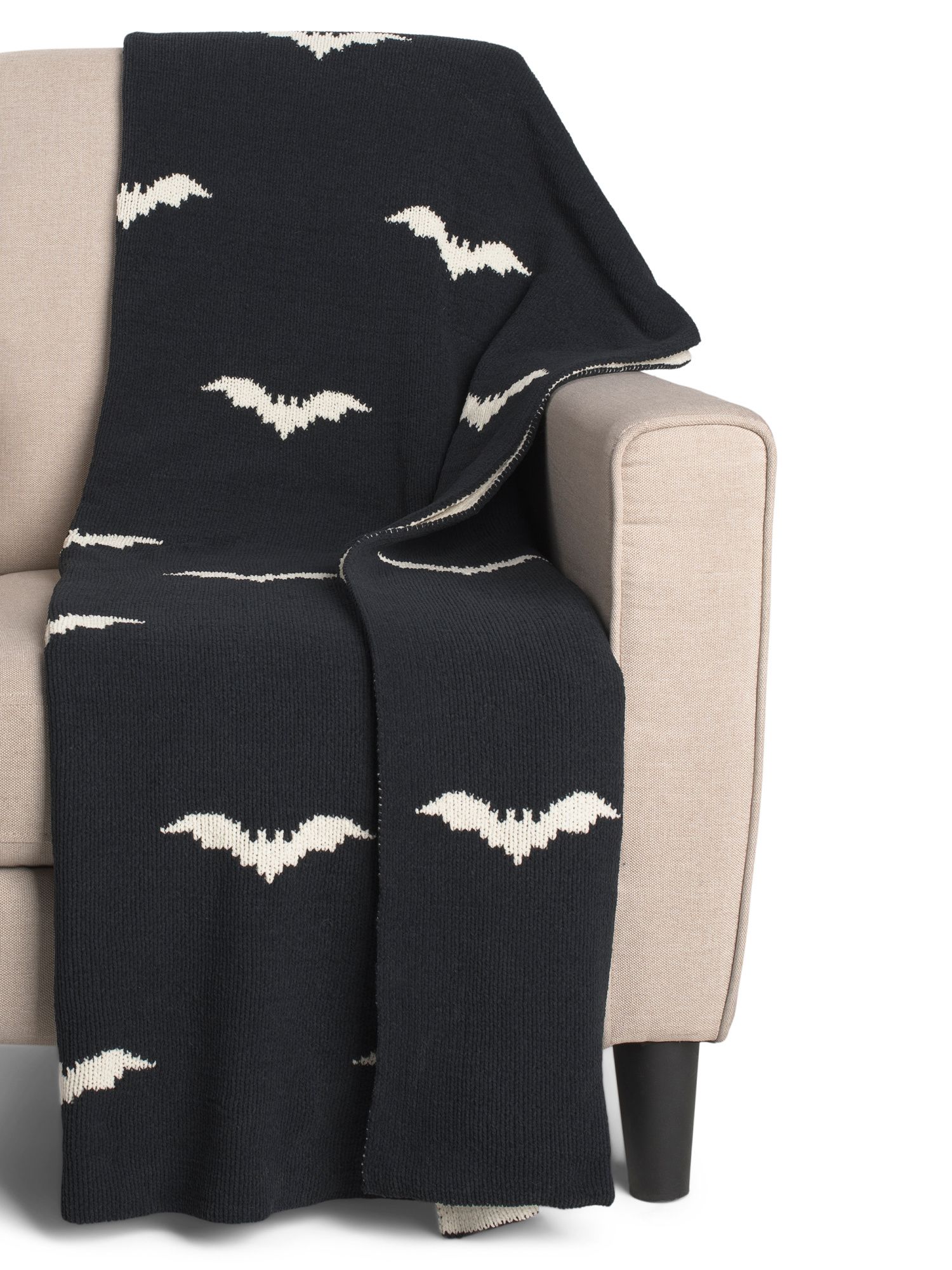 Bats Chenille Throw | TJ Maxx