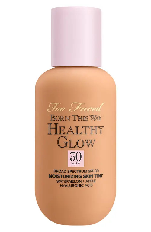 Too Faced Born This Way Healthy Glow SPF 30 Skin Tint Foundation in Warm Beige at Nordstrom | Nordstrom