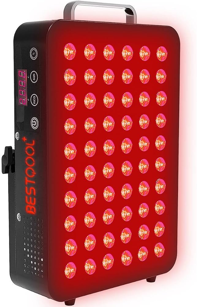 Bestqool Red Light Therapy Device for Body, Face. Near Infrared Light 660nm 850nm, Dual Chip Clin... | Amazon (US)