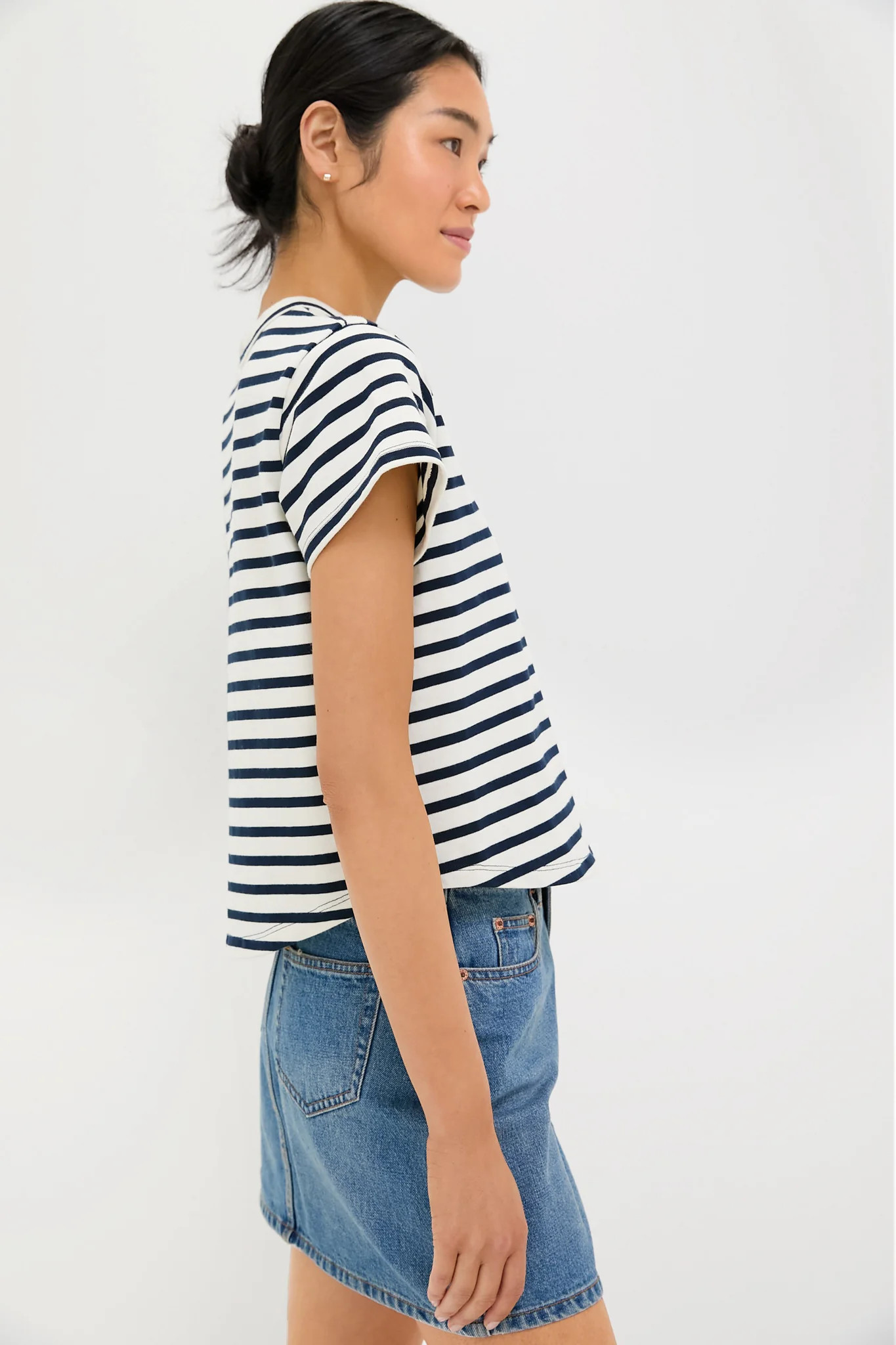 Navy Stripe Parker Classic Tee | Tuckernuck (US)