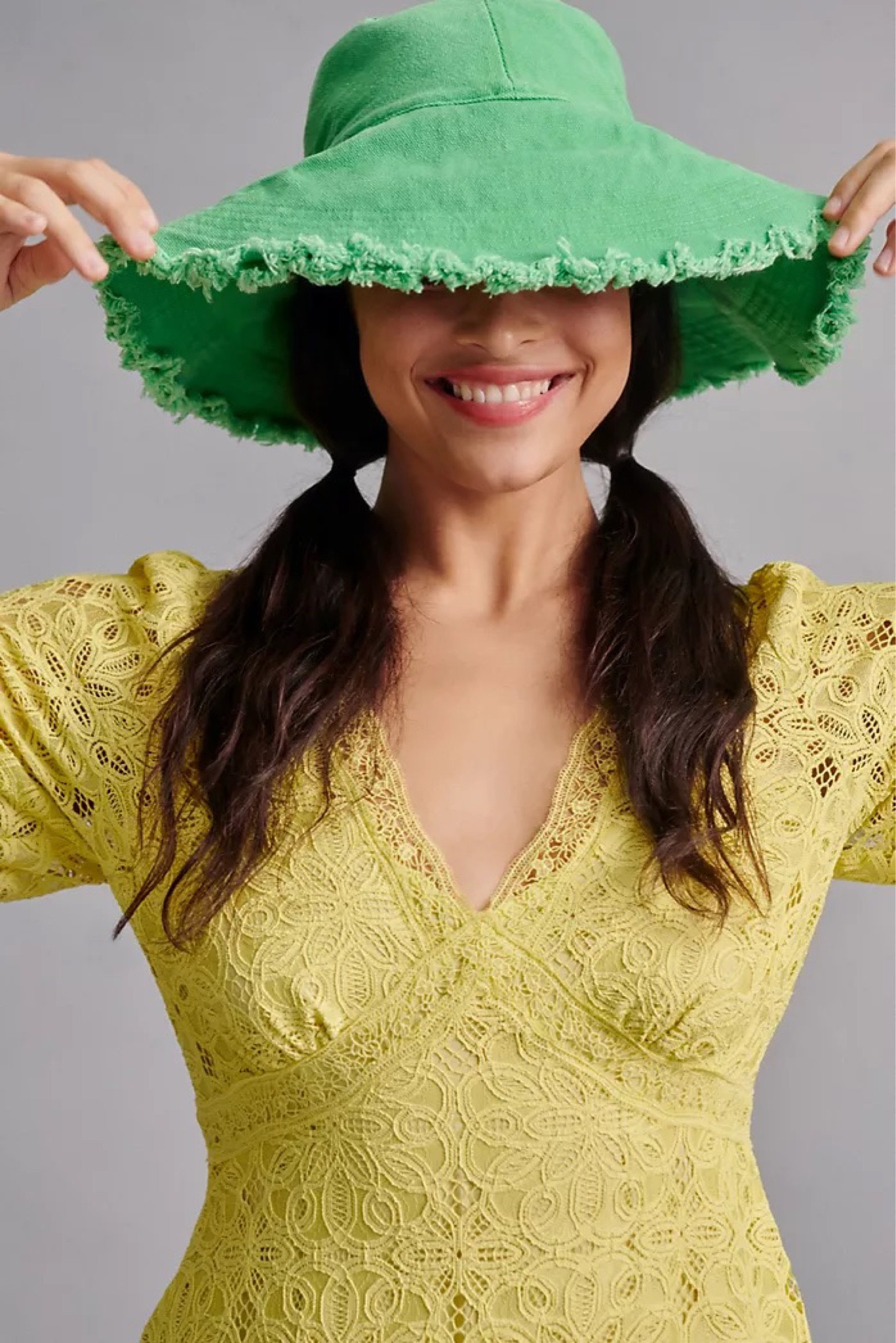 The frayed hem bucket hat. Comes in lots of colors.

#LTKunder50 #LTKstyletip #LTKSeasonal