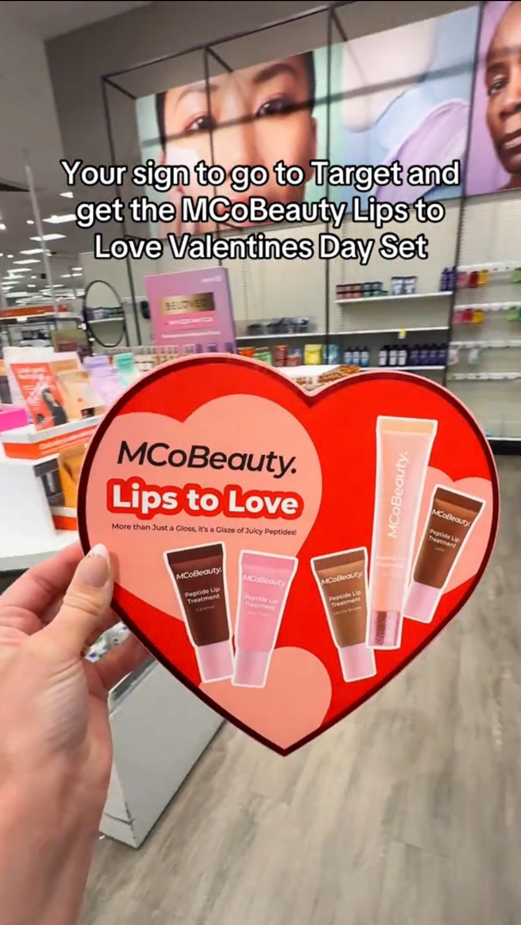Run to Target to get the new MCoBeauty Lips to Love Set. Includes a full size of the limited edition peptide lip treatment in Cupcake and four mini peptide lip treatments in Caramel, Fairy Floss, Vanilla Brulee, & Latte 

#LTKBeauty #LTKFindsUnder50 #LTKSeasonal