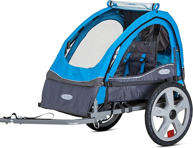 Instep Bike Trailer for Toddlers, Kids, Single and Double Seat, 2-In-1 Canopy Carrier, Multiple C... | Amazon (US)