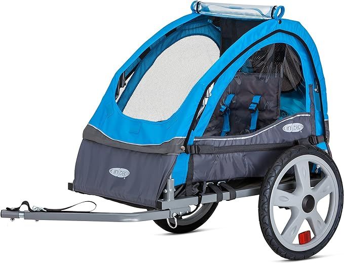 Instep Bike Trailer for Toddlers, Kids, Single and Double Seat, 2-In-1 Canopy Carrier, Multiple C... | Amazon (US)