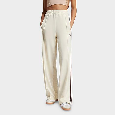 Adidas Women's Originals adicolor 3-Stripes Firebird Loose Track Pants in Beige/Cream White Size ... | Finish Line (US)
