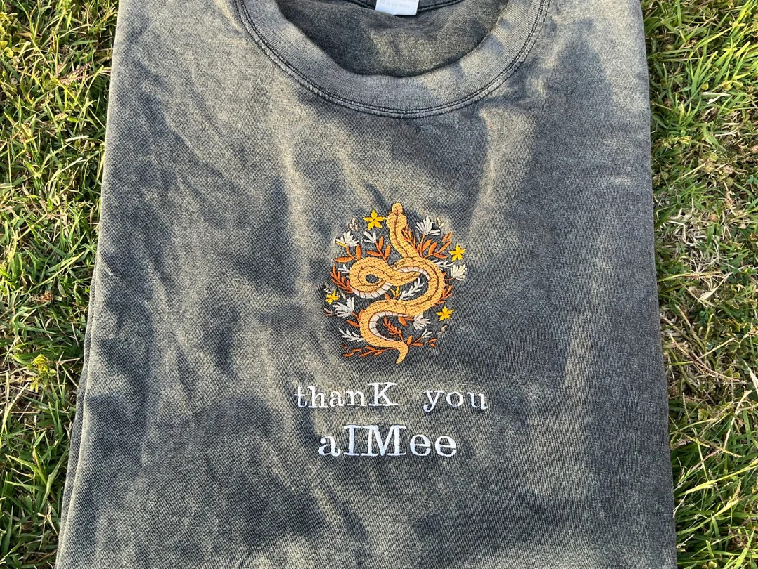 The Tortured Poets Department Embroidered T-shirt, Taylor Swift Shirt - Etsy | Etsy (US)