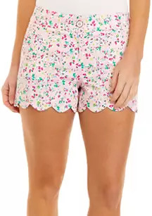 Women's Shelby Scalloped Printed Shorts | Belk