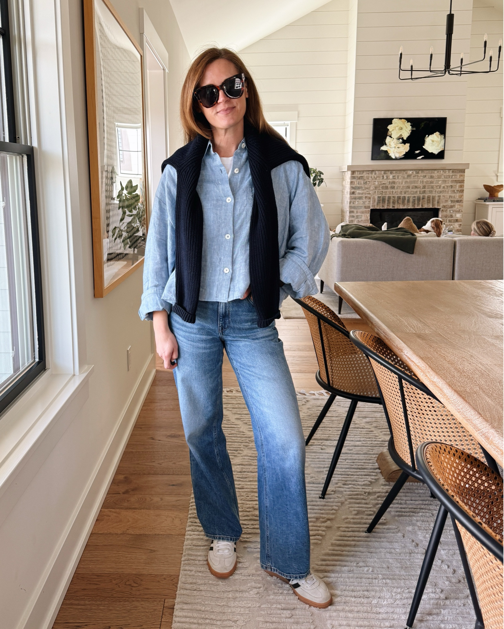 Top size XS
Sweater size small
Jeans I went up a size do 26, SHORT inseam (I’m 5’4)
Shoes run big, I went down a half size 

#LTKgrwm #LTKootd #LTKdayinmylife