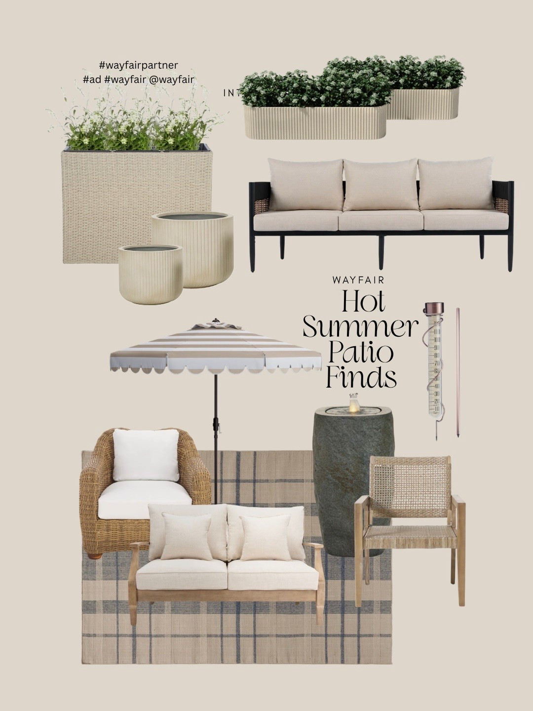 #AD Neutral outdoor pieces will always have my heart, especially when they feel timeless enough to work year after year. Wayfair’s Hot Summer Sale has so many good patio finds right now, and I’ve been especially loving all the warm textures, layered neutrals, classic furniture pieces, and outdoor lighting lately.
A lot of these pieces feel way more high-end than they are, and it’s honestly one of the best times to shop for summer with up to 70% off plus fast & easy delivery on orders over $35.
These are the kinds of patio staples that instantly make a space feel warmer, more elevated, and more finished without needing a full makeover.
@wayfair #Wayfair #WayfairPartner

#LTKHome