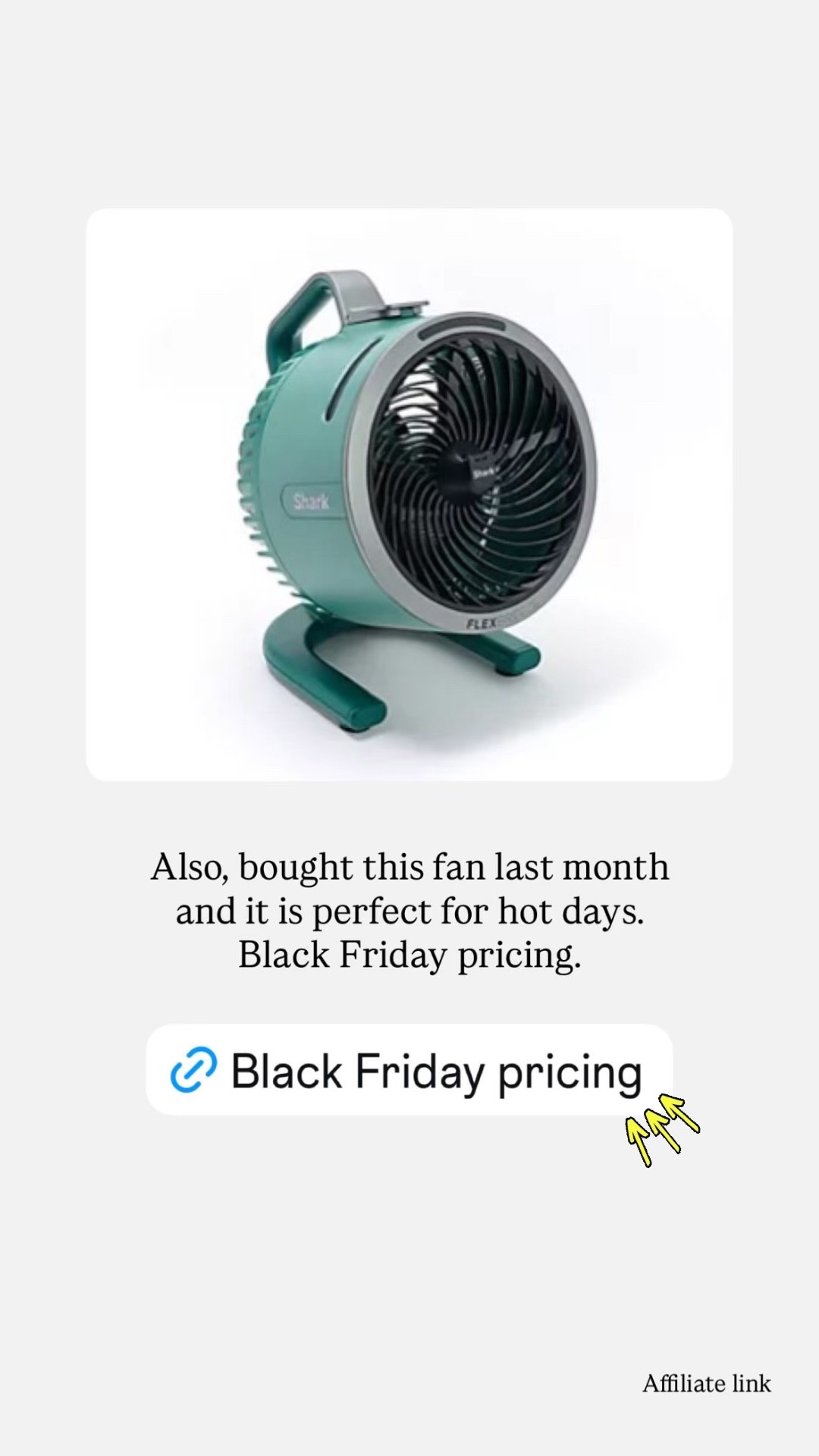 I bought this fan last month and it is perfect for hot days. Black Friday pricing.

#LTKHome #LTKSaleAlert #LTKSeasonal