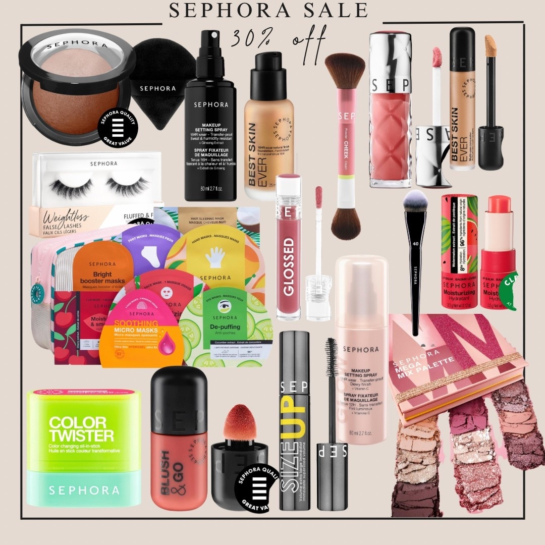 Sephora Sale - 30% off Sephora Collection beauty finds! 🩷🛍️💄

Use code SAVEGIFTS
*Must be a Beauty Insider, sign up for free! 
*Sale runs thru Sunday 12/14


#sephora sale
#beauty sale
#beauty finds
#bronzing drops
#liquid foundation 
#concealer
#bronzer
#liquid blush
#make up brushes 
#face mask
#false lashes
#lip gloss
#lip balm
#make up pallet
#eye shadow pallet
#baked blush 
#mascara
#setting mist
#setting spray 
#gift guide
#gift sets 
#stocking stuffer
#christmas gift idea
#gift for her
#gift for mom
#gift for teens
#gift for sister
#girl gift 
#affordable gift ideas 
#arrived before Christmas 


#LTKSaleAlert #LTKFindsUnder50 #LTKBeauty
