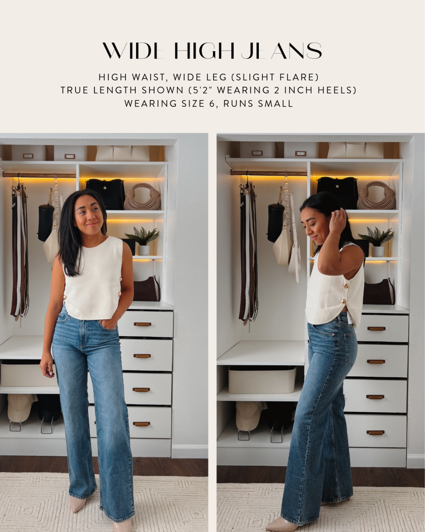 Wide high jeans from H&M

#LTKStyleTip #LTKFindsUnder50