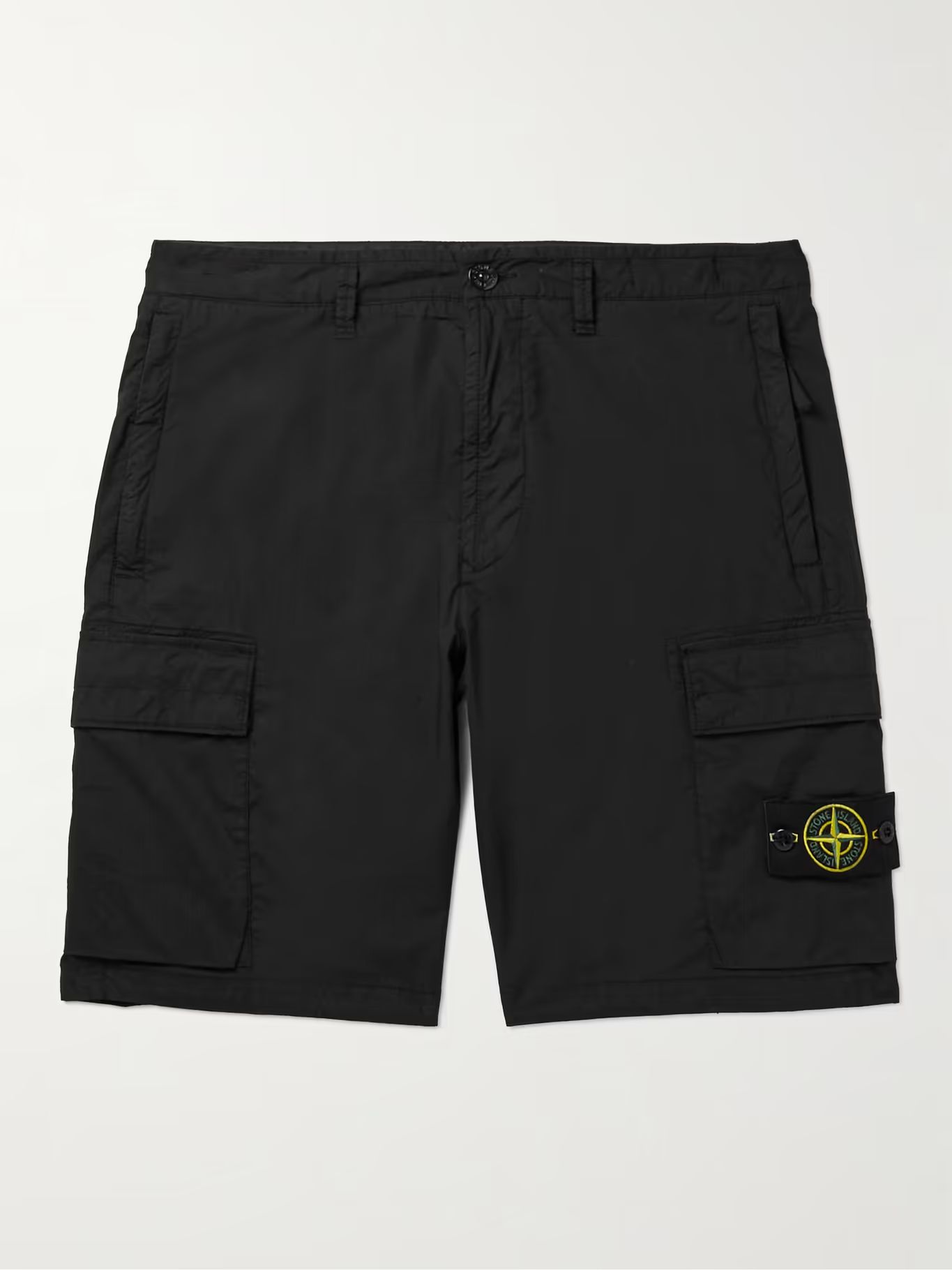 Straight-Leg Logo-Appliquéd Cotton-Blend Canvas Cargo Shorts | Mr Porter (US & CA)