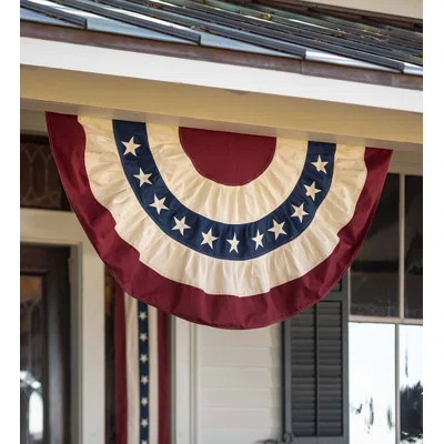 Classic American Cotton 0.25 x 17 in. Bunting | Perigold