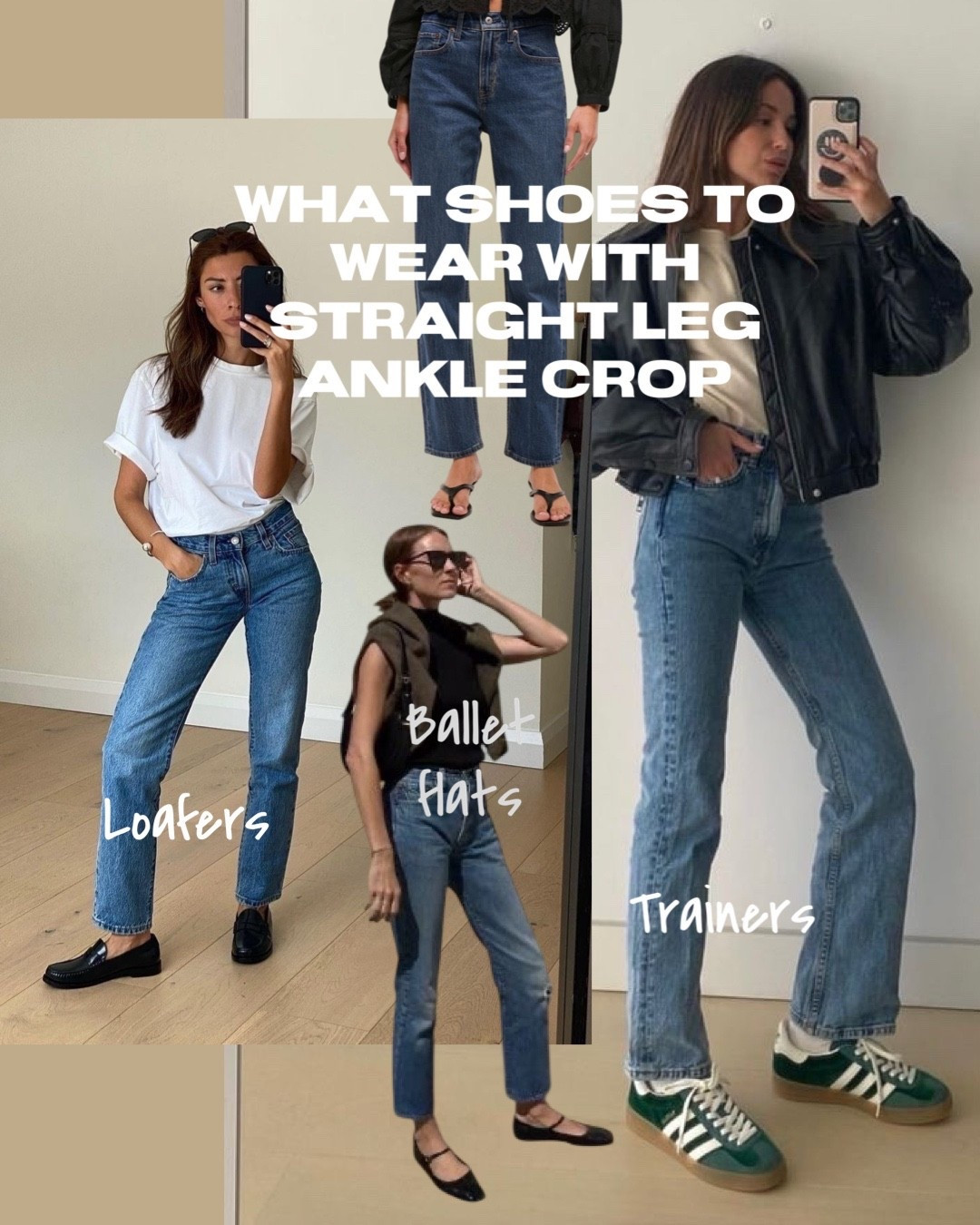 Shoes to wear with straight leg ankle crop jeans  

#LTKspring #LTKuk #LTKstyletip