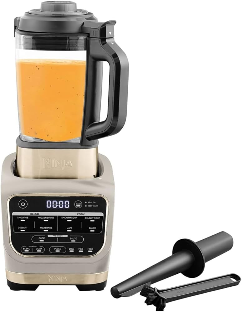 Ninja Foodi Blender & Soup Maker, 10 Auto-iQ Programs, 1.7L Glass Jug, Hot & Cold Blender, Built-... | Amazon (UK)