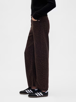 High Rise Barrel Jeans | Gap (US)