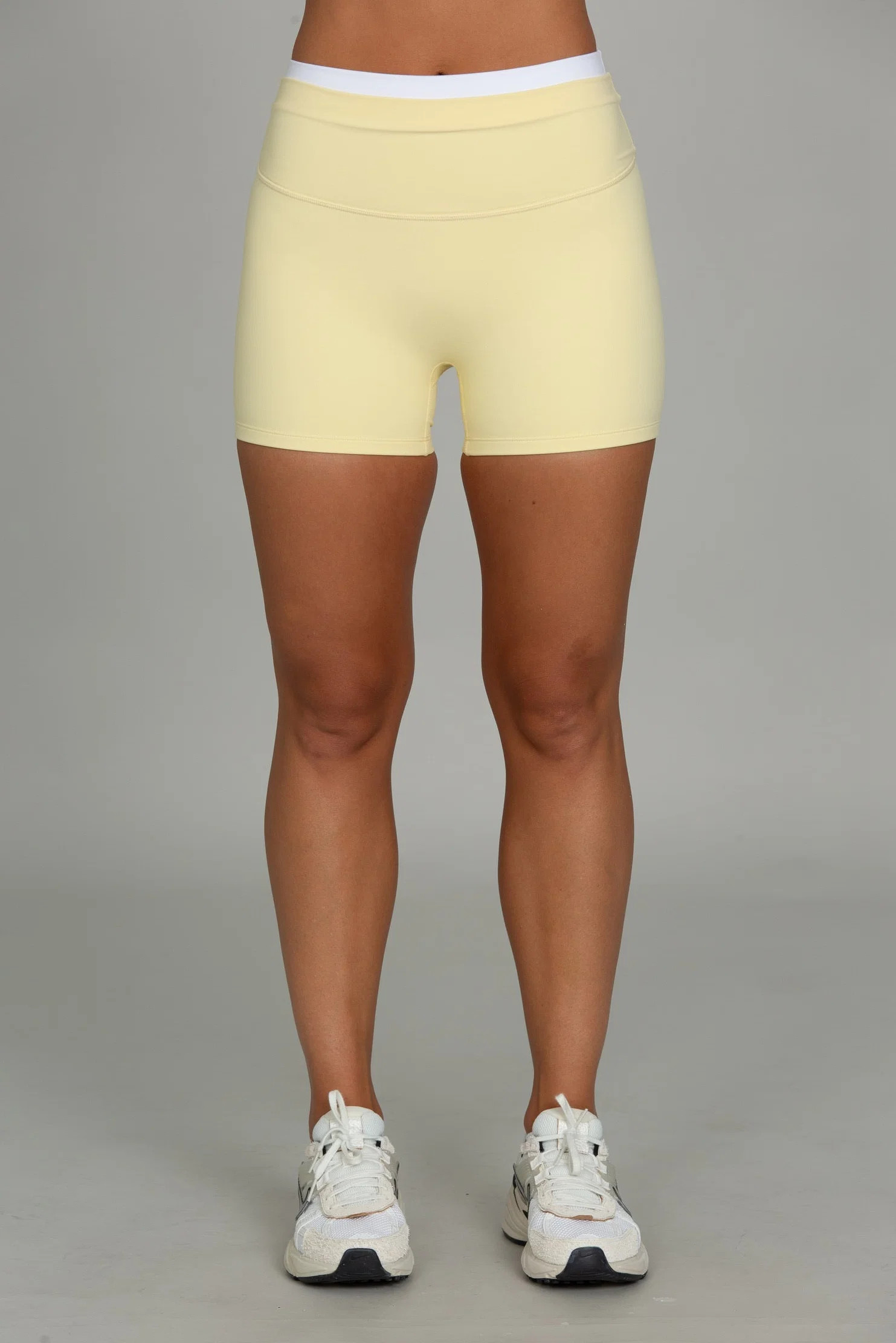 Warm Yellow Double Waist StrydeForm Short | Gold Hinge
