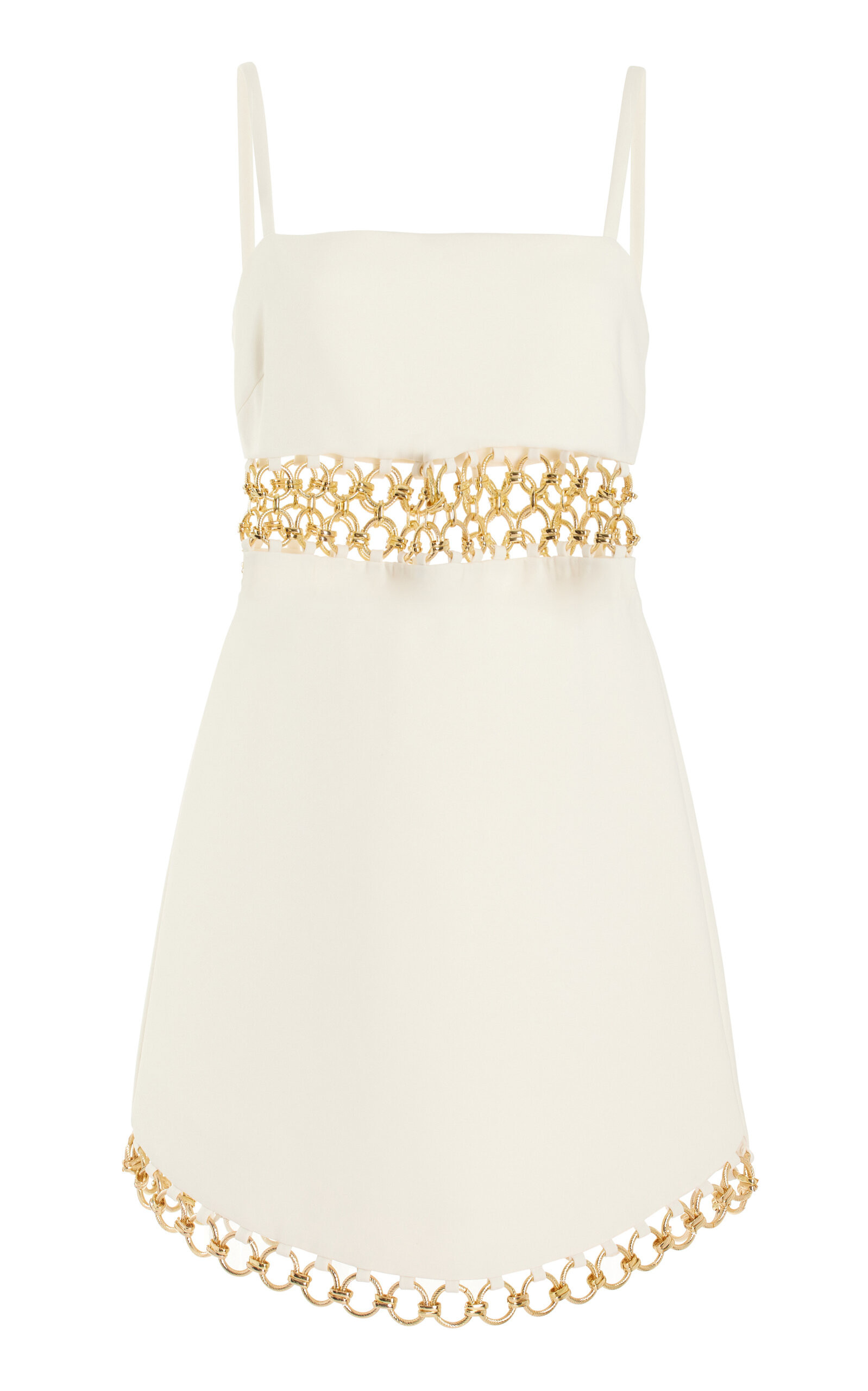 Gaudy Chain-Detailed Mini Dress | Moda Operandi (Global)