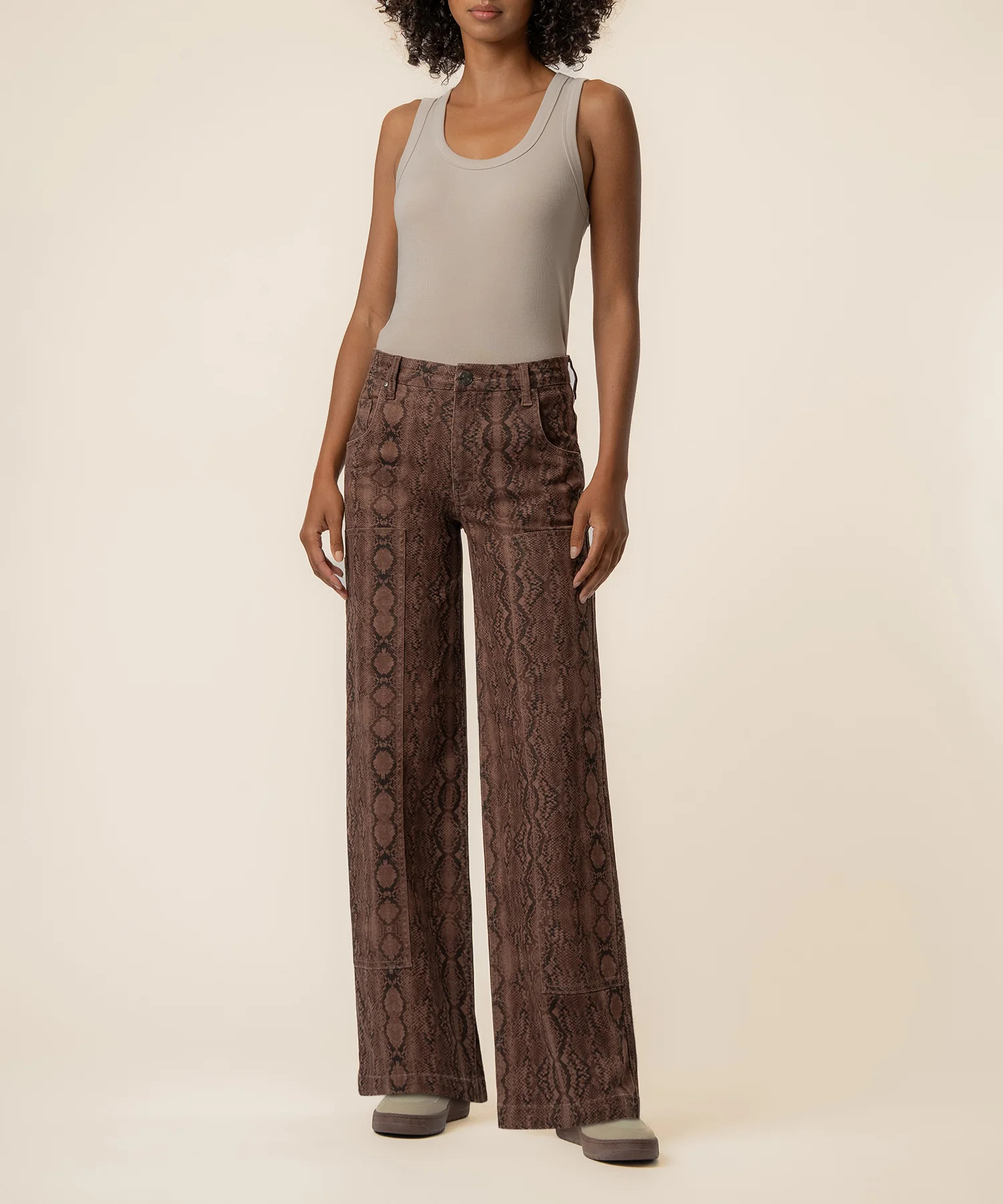 Jodi High Rise Wide Straight Leg, Exclusive in Terrain | Kut From Kloth