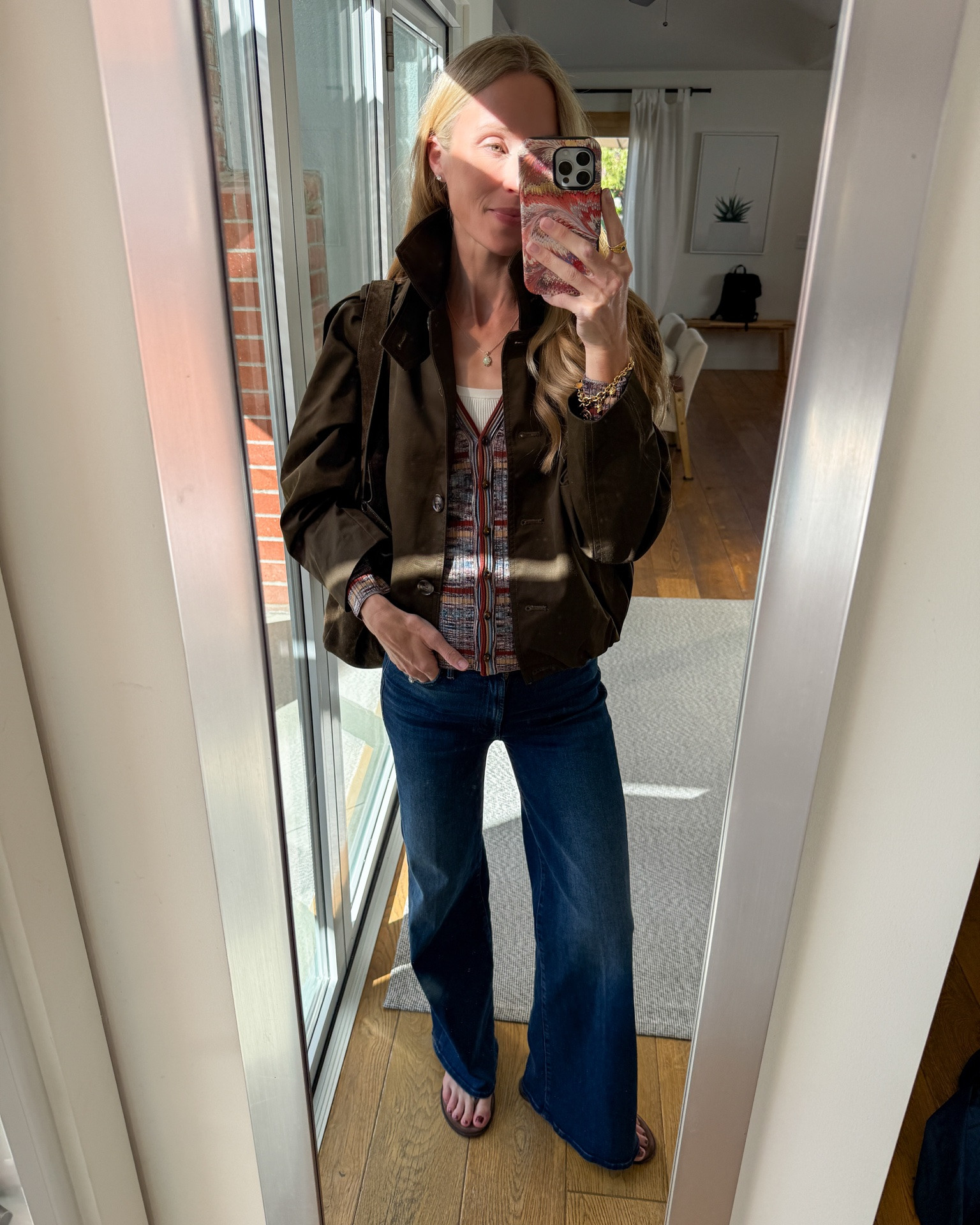 S jacket, S tank, S @Veronica Beard cardigan, 25 jeans

#LTKootd #LTKgrwm #LTKSeasonal